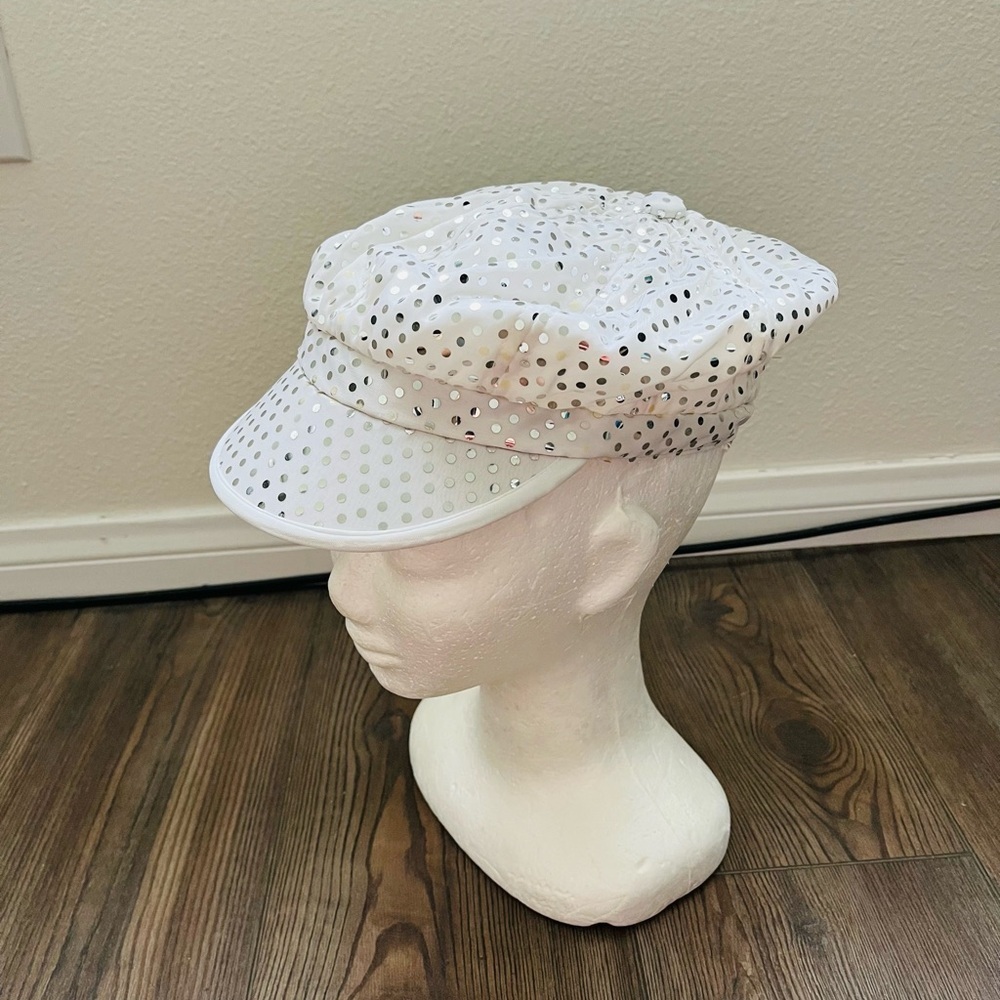 White Polka Dot Women's Cap